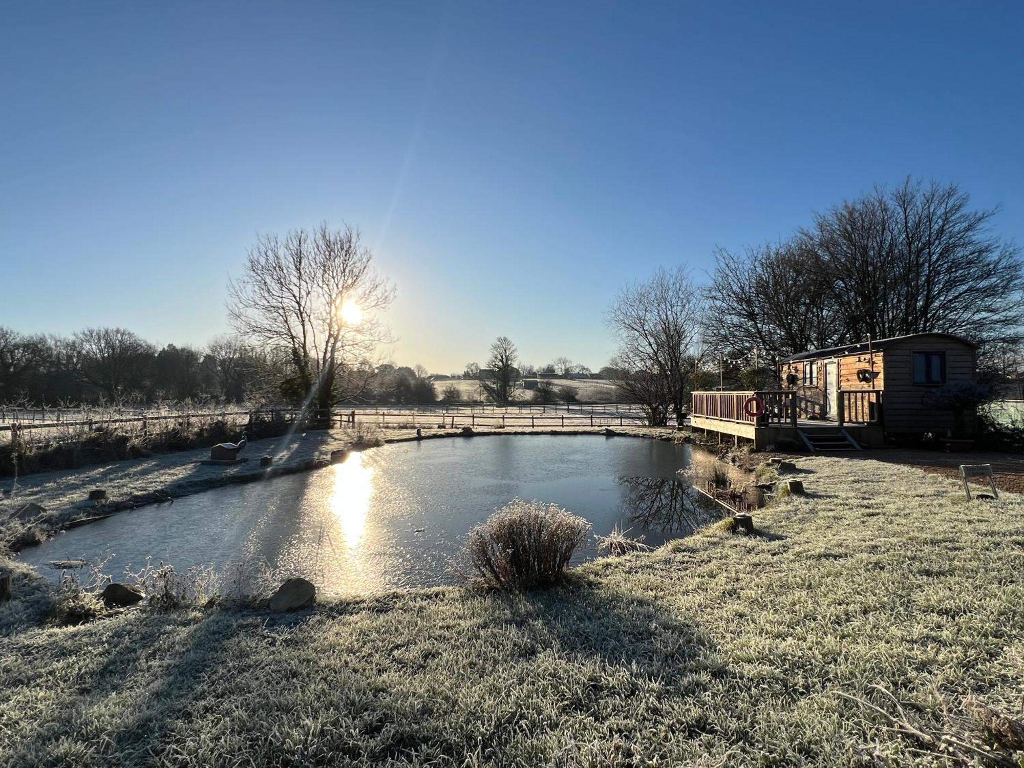 Rusty Duck Retreat Shepherds Hut Shedfield Luaran gambar